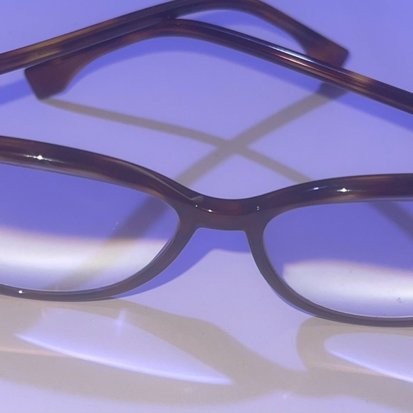 FENDI Authentic Oval Dark Brown Eyeglasses - Picture 4 of 4